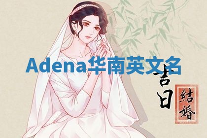 Adena华南英文名