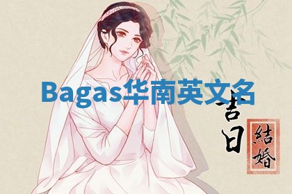 Bagas华南英文名 Bagas华南英文名