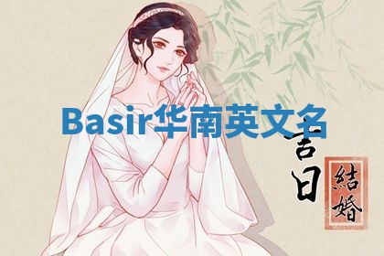 Basir华南英文名