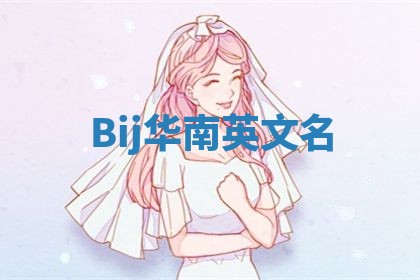 Bij华南英文名