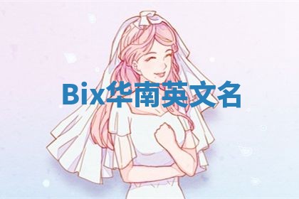 Bix华南英文名