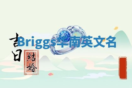Briggs华南英文名