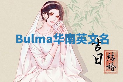 Bulma华南英文名