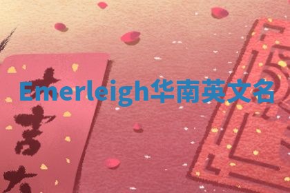 Emerleigh华南英文名 Emerleigh华南英文名