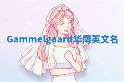 Gammelgaard华南英文名