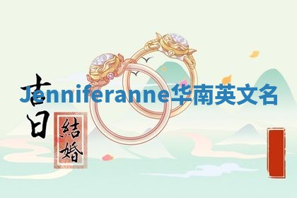 Jenniferanne华南英文名