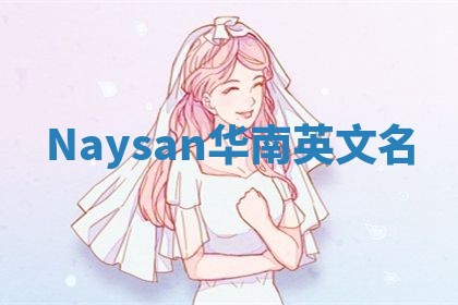Naysan华南英文名