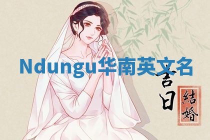 Ndungu华南英文名