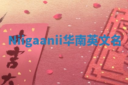 Niigaanii华南英文名