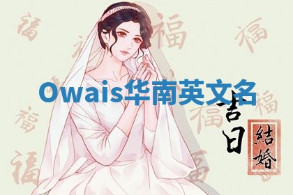 Owais华南英文名