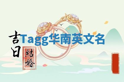 Tagg华南英文名