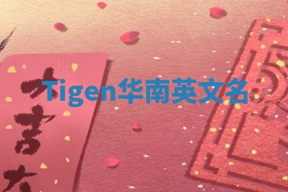 Tigen华南英文名