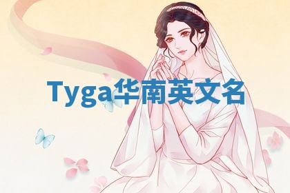 Tyga华南英文名