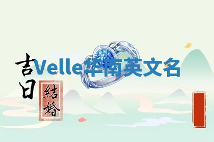 Velle华南英文名