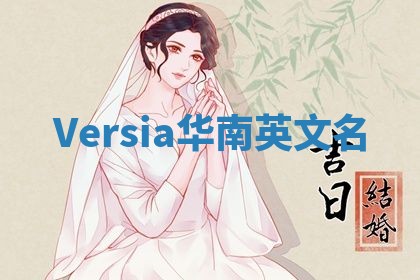 Versia华南英文名