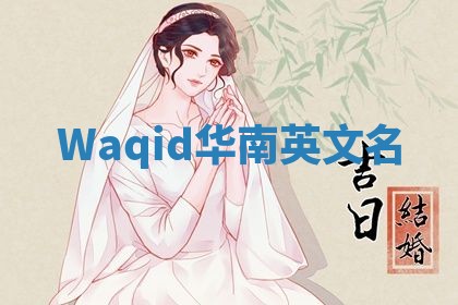 Waqid华南英文名