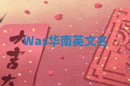 Was华南英文名 Was华南英文名