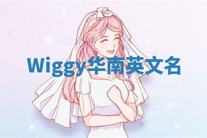 Wiggy华南英文名