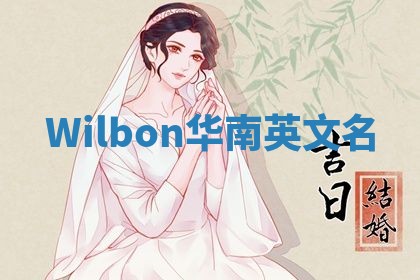 Wilbon华南英文名