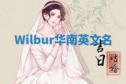 Wilbur华南英文名